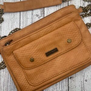 Roxy Tan Desert Breeze Crossbody Purse EUC
